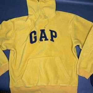 Yellow GAP sweater spell out